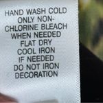 Apt. 9  Size 2X square-neck blouse ikat abstract green, black, beaded neckline Photo 7