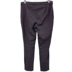 Theory Charcoal Gray Stretch Wool Knit Flat Front Skinny Pants Size 4 Photo 2