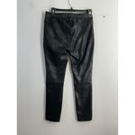 Free People Womans Pull On Leggings 4 Black Soft Shiny Photo 1