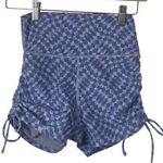 l*space NWOT L* Active Channing Printed Ruched Bike Shorts in Blue/Purple Size S Photo 6