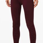 Lululemon Speed Wunder Mid-Rise Tight 28" *Speckle Shine Garnet / Garnet Photo 0