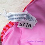 Vineyard Vines NEW seersucker gingham one piece swimsuit in tea rose, size M Photo 13