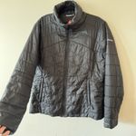 Columbia Omni Heat Puffer Jacket Womens XL Black Shield Packable Light Coat Photo 2