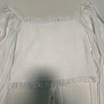 French Kiss  White Ruched Blouse Photo 4