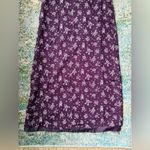 American Eagle Vintage Outfitters purple floral sheer lined maxi dress, size 0 Photo 1