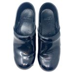 Dansko Black Patent Professional Nursing Clogs Shoes ~ Women's Size 38 Photo 3