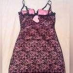 Sugar Thrillz Black and Pink Lace Dress Size M Photo 4