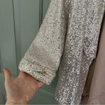 Petal and Pup NEW silver sequin relaxed fit blazer Photo 6