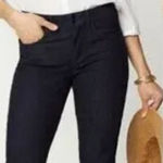 NYDJ Jeans Women Size 12 Dark Wash Skinny Crop Cool Embrace Lift Tuck Technology Photo 1