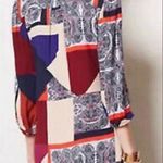 Anthropologie Taryn Crepe Paisley Patchwork Dress Photo 1