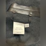 Enza Costa KNEE LENGTH LEATHER SKIRT, size S/1 Black Photo 6