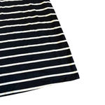 J. McLaughlin Back White Stripe Dress Shift 3/4 Sleeves Stretch Size Small Women Photo 3