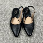 Franco Sarto  Briella Pointed Toe Slingback Flats Womens 7.5 Black Sandals Shoes Photo 3
