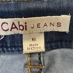CAbi  Womens 6 Jeans #764 Blue Medium Wash Cropped Stretch Cotton Blend Photo 2