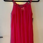 Betsey Johnson Pink Babydoll Nightgown Slip Bow & Roses NWT Size S Photo 0