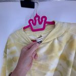 Anthropologie  Pilcro Cropped Tie Dye Yellow Crewneck Sweatshirt Photo 5
