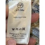 By Timo Poplin Mini Dress Blossoms Size Medium Floral Photo 6