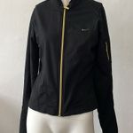 Nike womens black gold sphere dry zip up pullover performance jacket size small Photo 0
