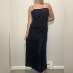 American Vintage Vintage Betsy & Adam by Jaslene Gown 12P Fits Modern 6 Beaded Maxi Slip Dress Photo 2