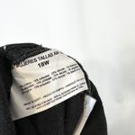 Gloria Vanderbilt  Plus Size 18 Capri Jeans Black Rail Straight Denim Cropped 293 Photo 5