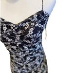 ASOS Bailey Rose Black White Floral Mini Dress L Photo 2
