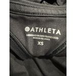 Athleta  Black Racerback Workout Tank Top Women's XS Polyester Spandex Athletic Photo 3