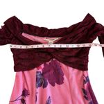 Kimchi Blue Urban Outfitters  Sydney Pink Floral Off The Shoulder Mini Dress M Photo 3