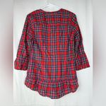 Abercrombie & Fitch Red and Blue Plaid Shirt Photo 3
