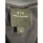 Armani Exchange  AX Short Sleeve V Neck Polo Shirt blue Size Medium Photo 4