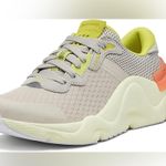 Sorel Women's Kinetic RNEGD Lace Shoes dark stone light green orange size 9 Photo 11