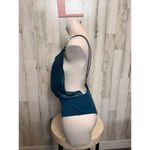 Curve teal satin bodysuit (size 0XL) Green Photo 4