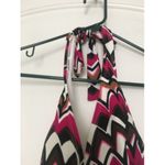 Faded Glory  Women's Graphic Print Swim Top Halter 1 Piece Size Small 4-6 Photo 2