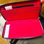 Betsey Johnson  Lipstick Print Wallet & Scarf Gift Set Wristlet NWT Photo 4