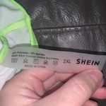 SheIn lime green bikini swim suit bottom ruched beach summer Photo 3