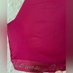 Victoria's Secret Victoria Secret Bra 38DD T Shirt Lightly Lined Berry Banded Logo Trim Lace Back Photo 1