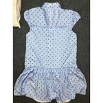 Anthropologie Maeve Cap Sleeve Button Front Romper Size Small Blue Photo 5