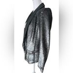 IRO  Metallic Silver and Black Blazer Photo 4