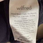 Aritzia Wilfred Linen 3/4 Sleeve Ribbed Pullover Top Size Small Black Classic Black Photo 2