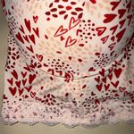 Adore Me Women's Longline Bra 34DD Pink Hearts Underwire Lace Trim Photo 5