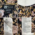 Billabong  Boho Gypset Floral Tassel V-neck Mini Dress Photo 11