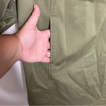 J. Jill live in chino shirt dress olive green women size 24 plus business casual Photo 6