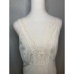 Vintage Nightgown/Robe Womens M 14/16 White Lace Nylon Long Peignoir Set Sears Size M Photo 8