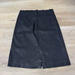 Level 99 Evereve Black Coated Sateen Pencil Skirt Size L Photo 4