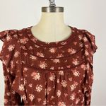 Madewell  Ladder-Trim Ruffle Top in Homestead Bouquet Photo 3