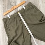 Eileen Fisher Pants organic cotton gauze straight leg womens Green large casual Photo 6