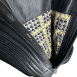 Geox  Fecility Leather Boots Women Size US 8 EU 39 Black Side Zip Block Heel‎ Photo 9