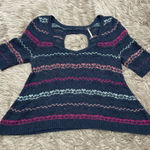 Free People open back short sleeve sweater XS Photo 0