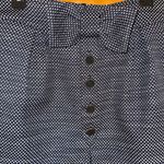 Leifsdottir Anthropologie Tweed Bow Skirt Blue Size 8 Photo 1