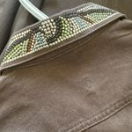 Christine Alexander Women's Brown Rhinestone Western Jean Jacket Size M Medium Photo 12