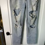 American Eagle  Tomgirl Light Wash Distressed High Rise Jean 6R Photo 1